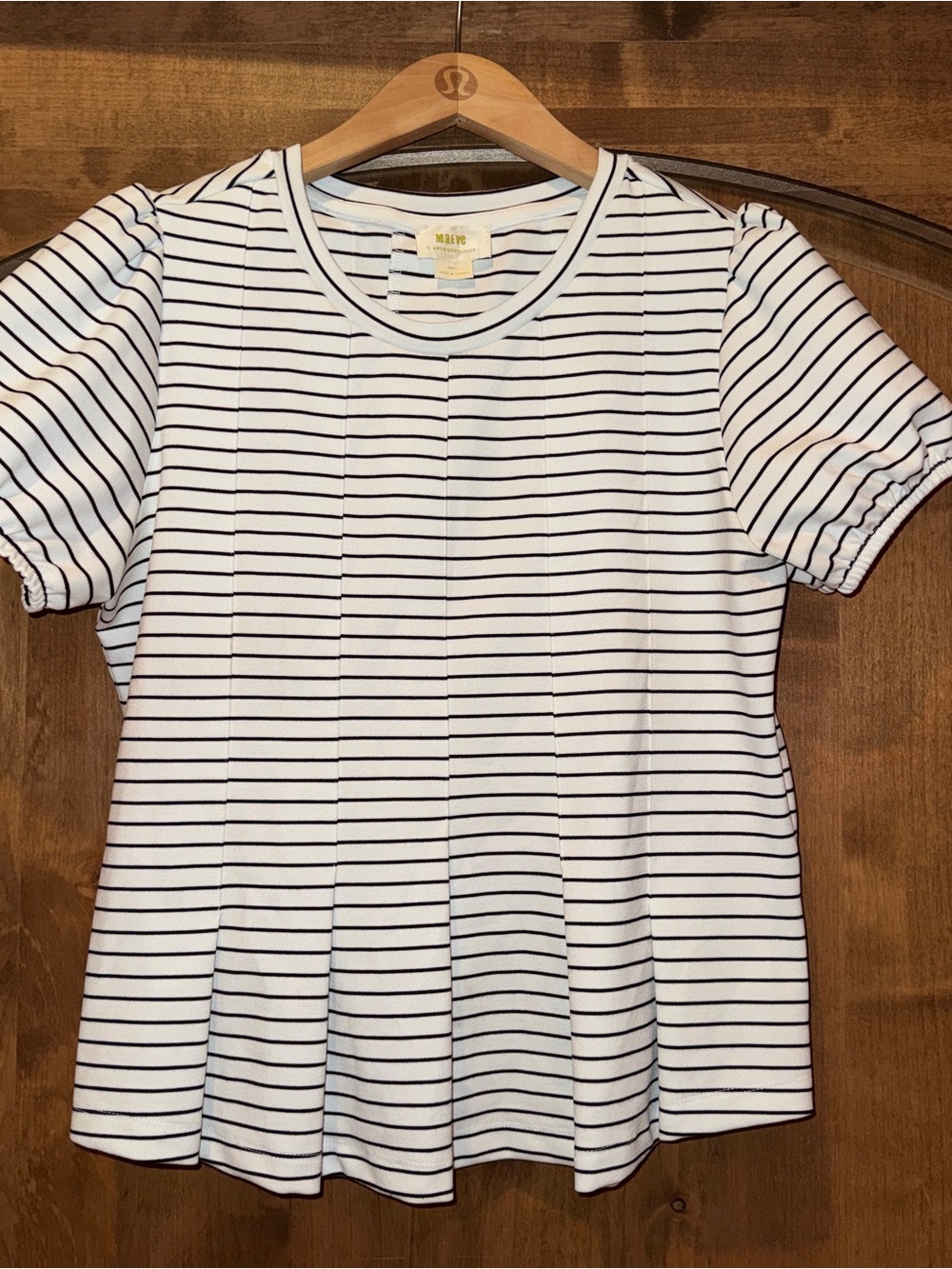 NWOT Maeve by Anthropologie Corset Peplum Top